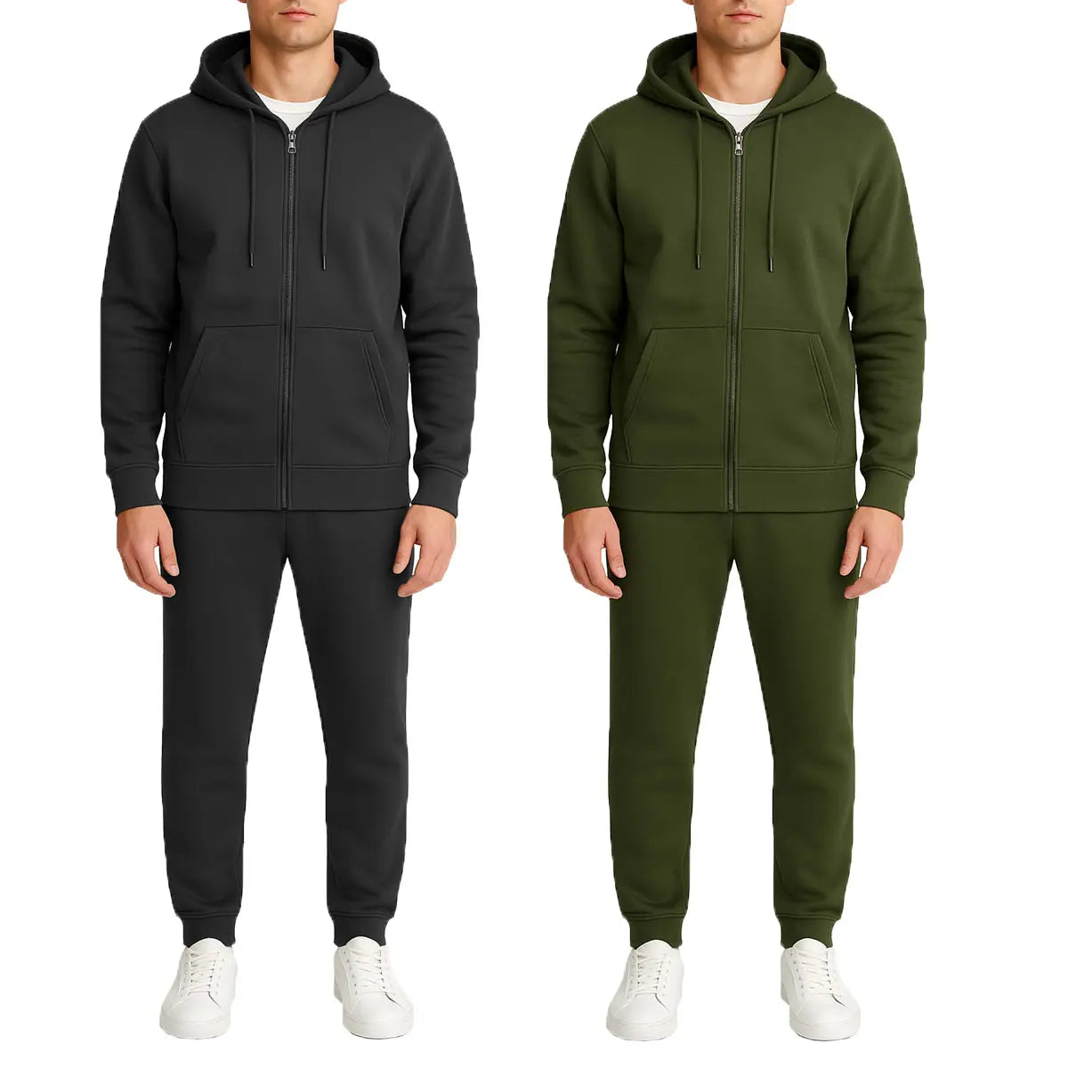Fleece Zip Hoodie & Jogger Set