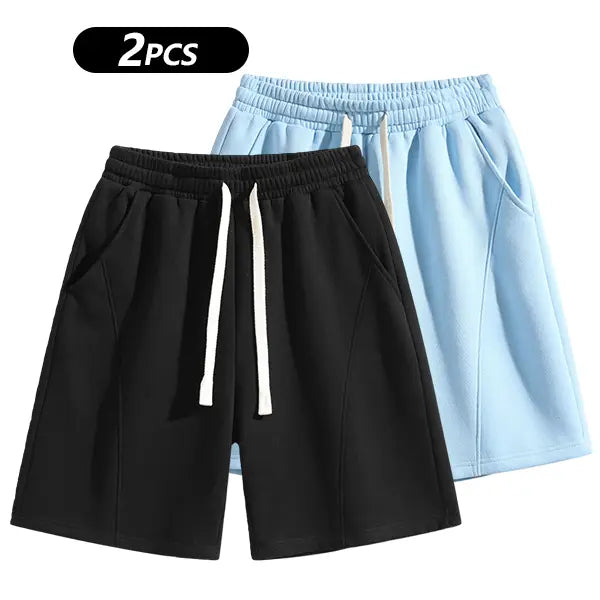 Retro Washed Casual Shorts
