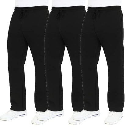 Men's Heavyweight Fleece Sweatpants 3-Pack