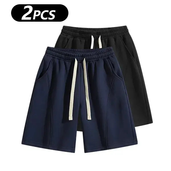 Retro Washed Casual Shorts