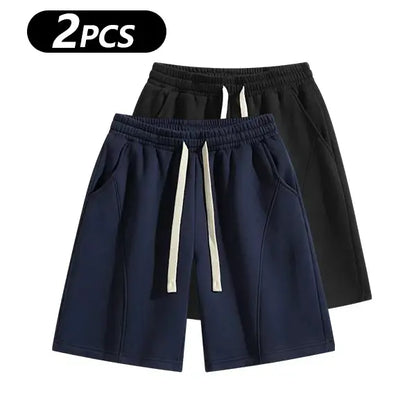 Retro Washed Casual Shorts