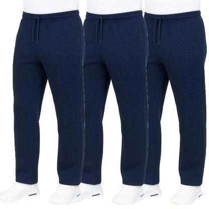 Men's Heavyweight Fleece Sweatpants 3-Pack