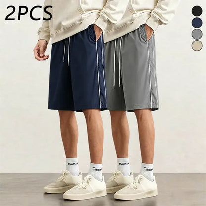 Men's Striped Casual Shorts 3-Pack
