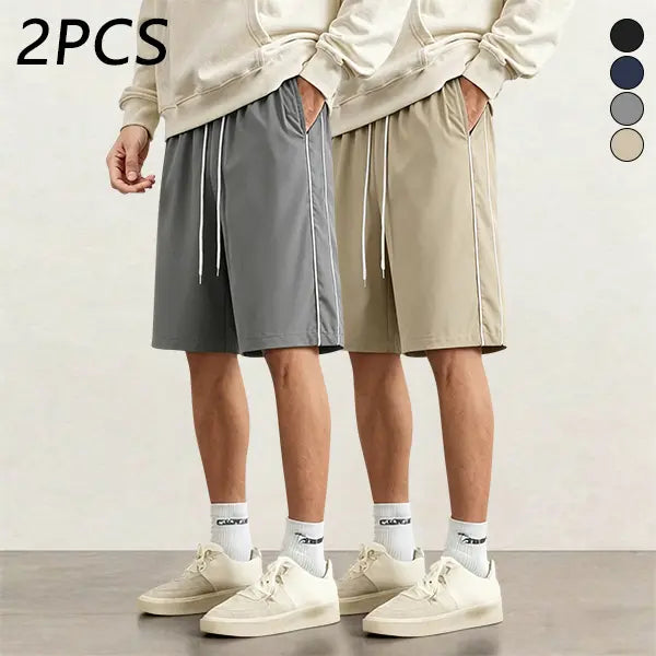 Men's Striped Casual Shorts 3-Pack