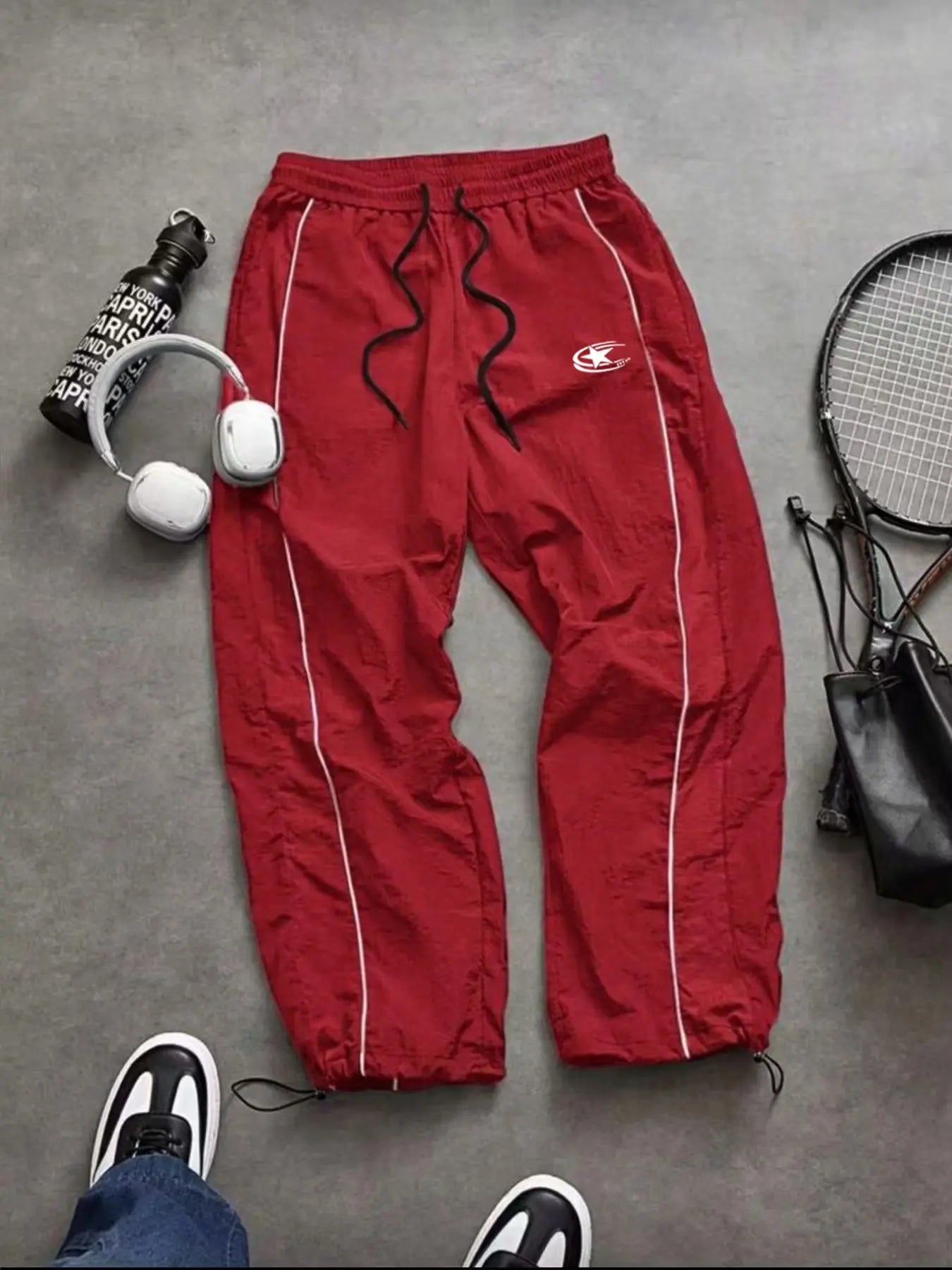 Men's Printed Athleisure Jogger Pants