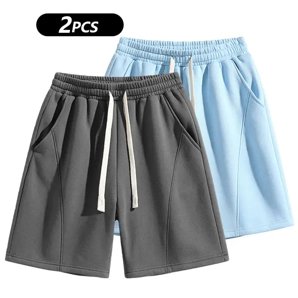 Retro Washed Casual Shorts