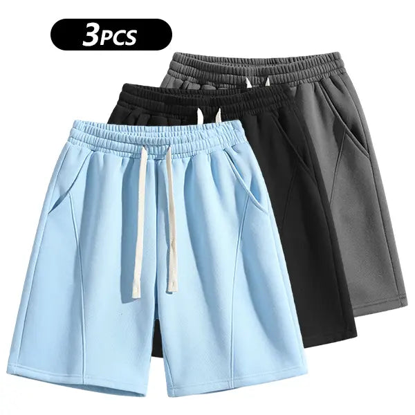 Retro Washed Casual Shorts