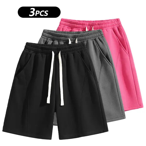 Retro Washed Casual Shorts