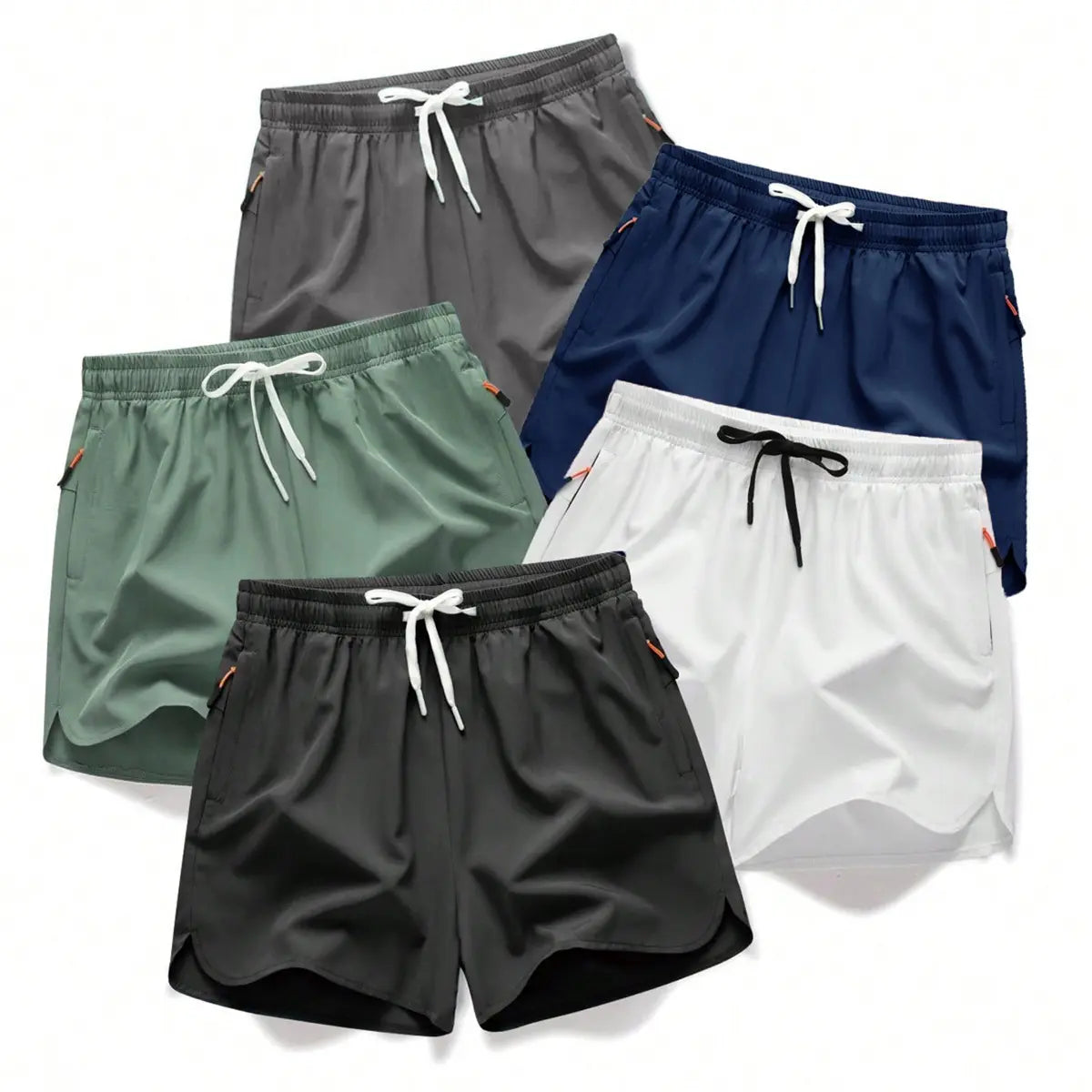 Men's Beach Shorts Pack of 5