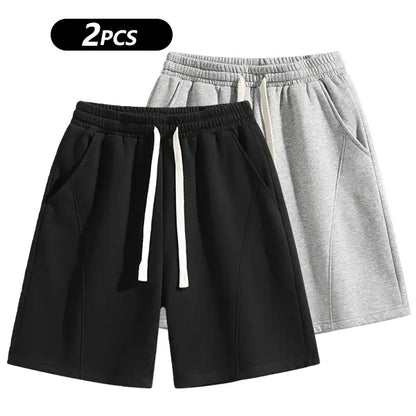 Retro Washed Casual Shorts