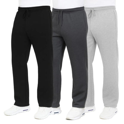 Men's Heavyweight Fleece Sweatpants 3-Pack