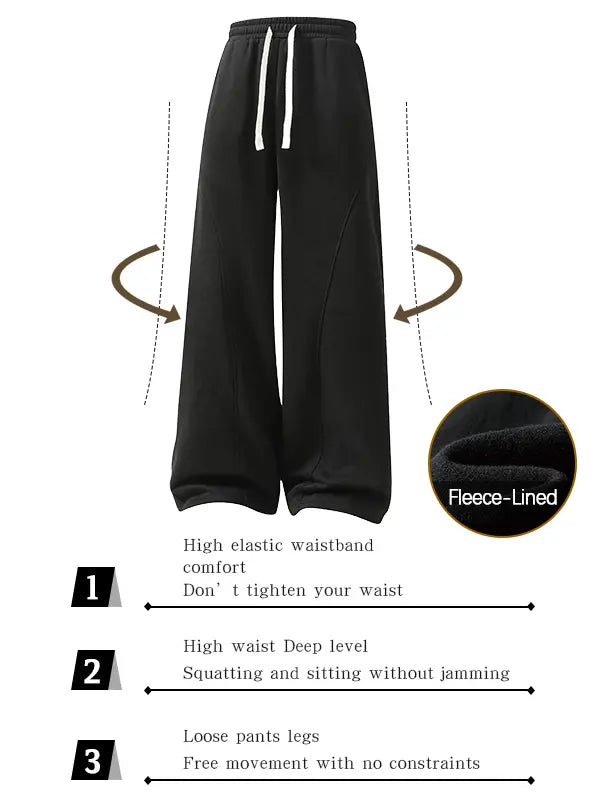 Fleece Thermal Lined Sweatpants