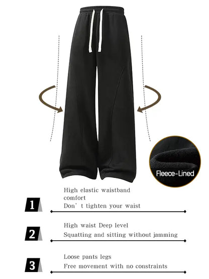 Fleece Thermal Lined Sweatpants