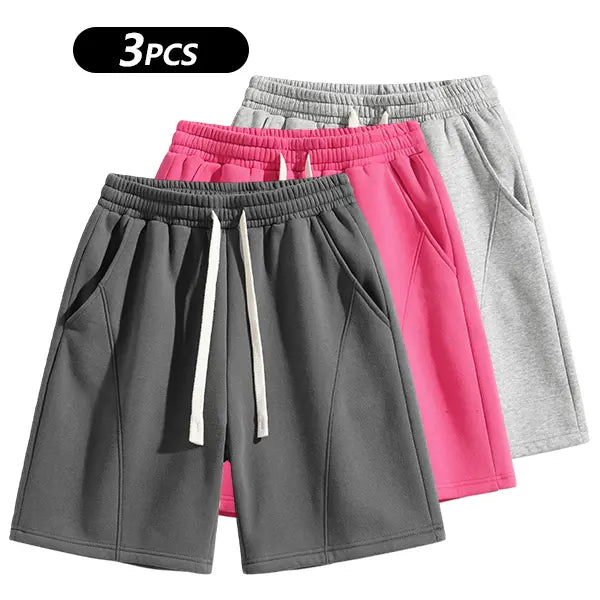 Retro Washed Casual Shorts