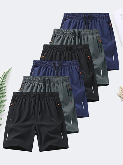 Men's Ice Silk Shorts 6-Pack