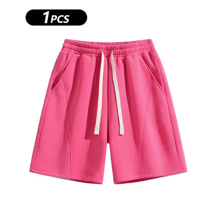 Retro Washed Casual Shorts