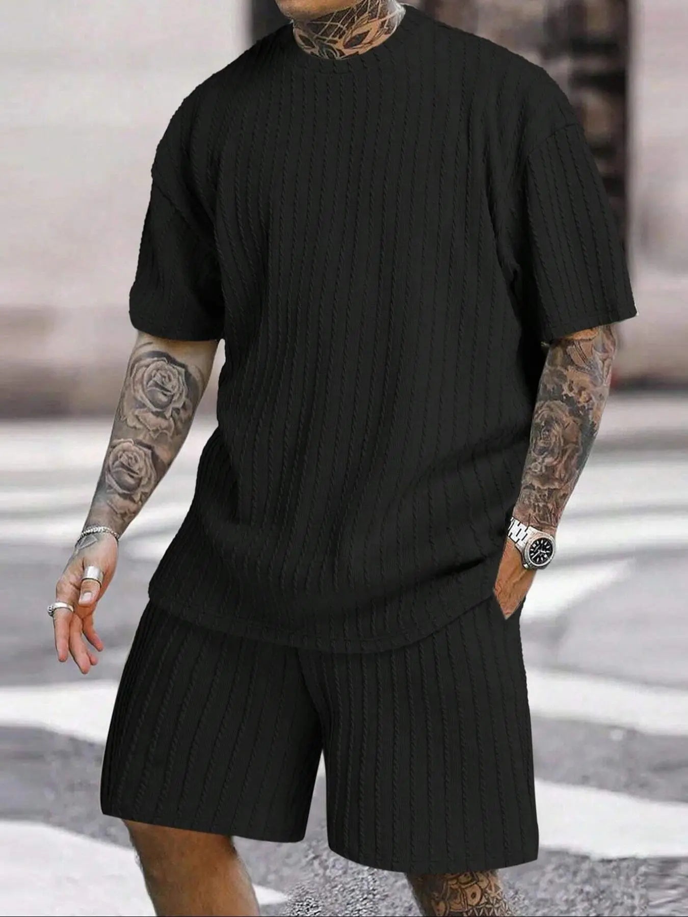 Men's Oversized 2-Piece Summer Set