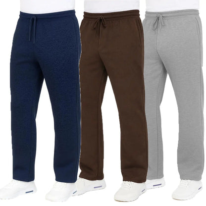 Men's Heavyweight Fleece Sweatpants 3-Pack