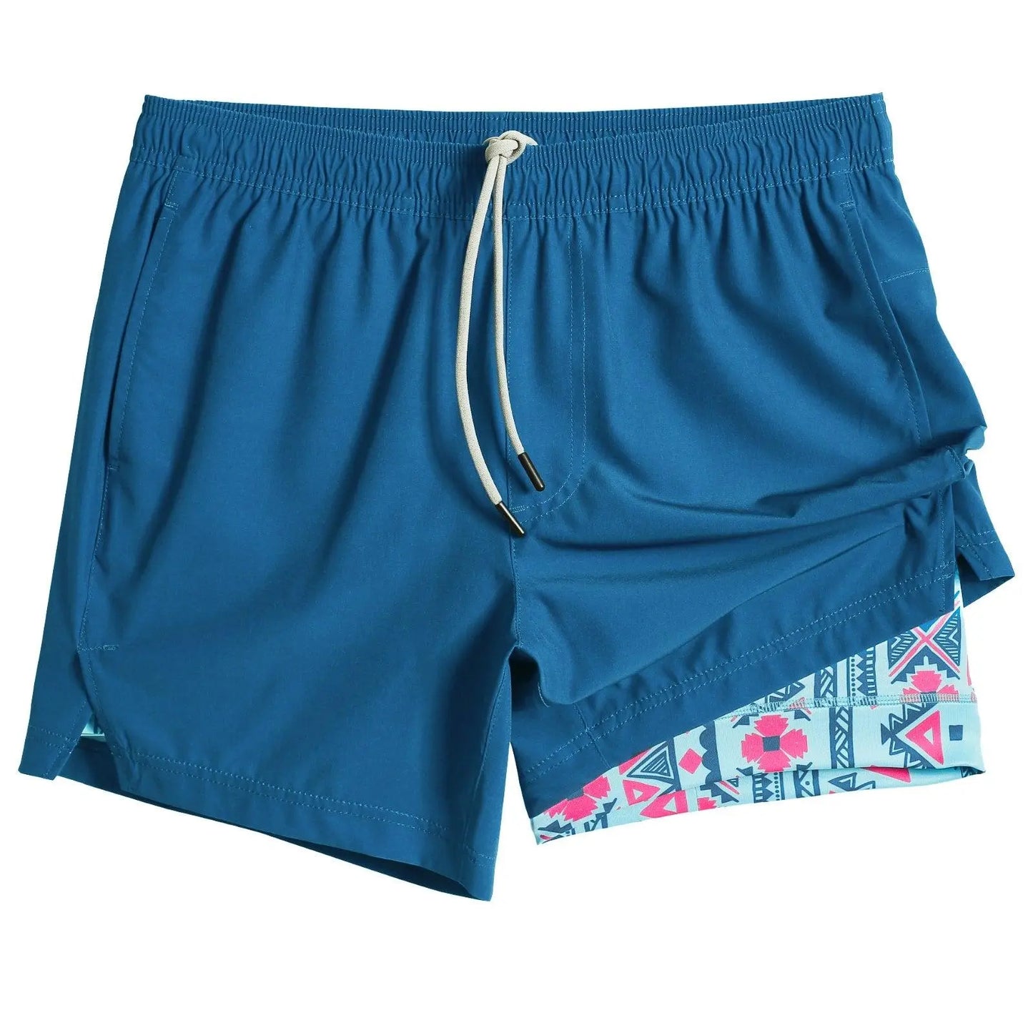 2-in-1 Lined Swim Shorts