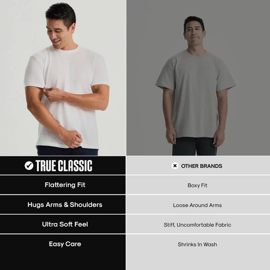 Men's Crew Neck T-Shirts 4-Pack