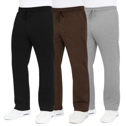 Men's Heavyweight Fleece Sweatpants 3-Pack