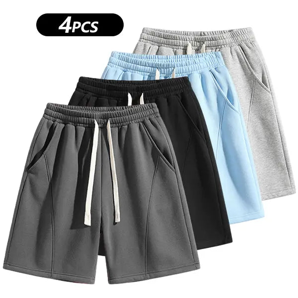 Retro Washed Casual Shorts