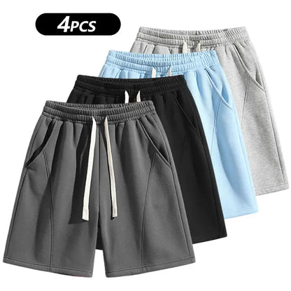 Retro Washed Casual Shorts