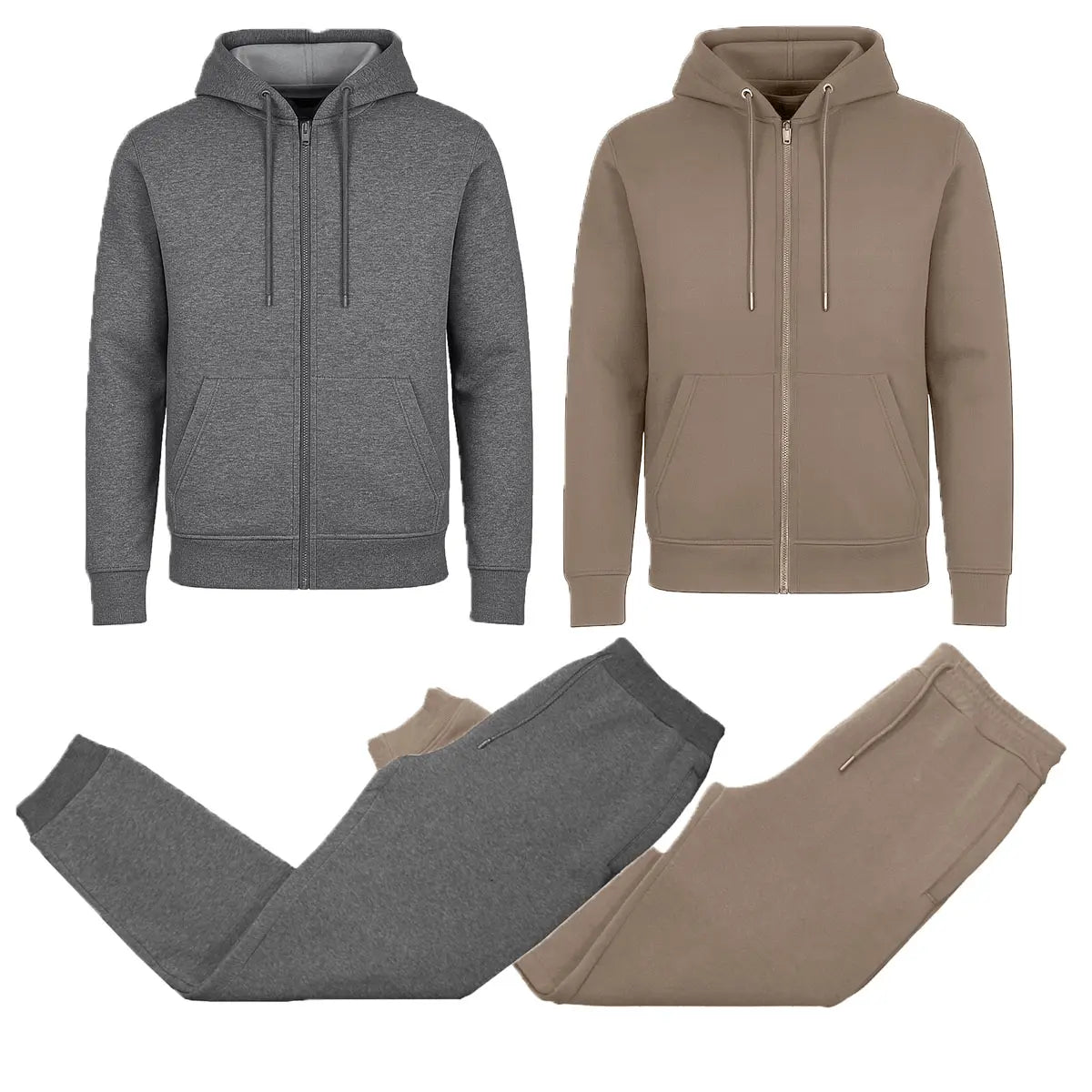 Fleece Zip Hoodie & Jogger Set