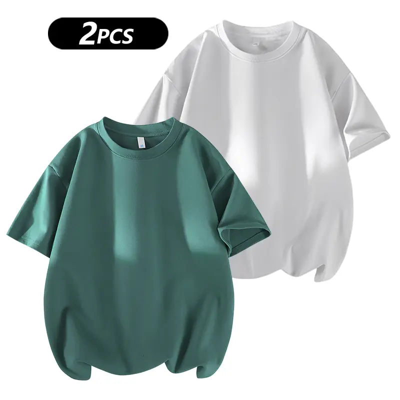 Men's 100% Cotton Crew Neck T-Shirts 3-Pack