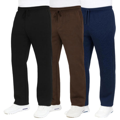 Men's Heavyweight Fleece Sweatpants 3-Pack