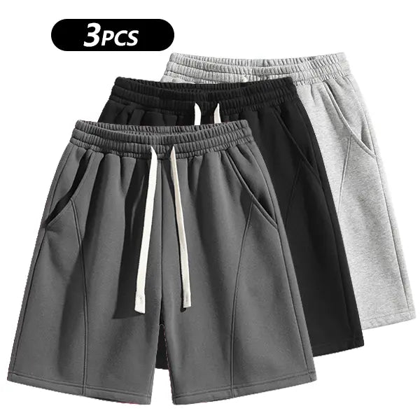 Retro Washed Casual Shorts