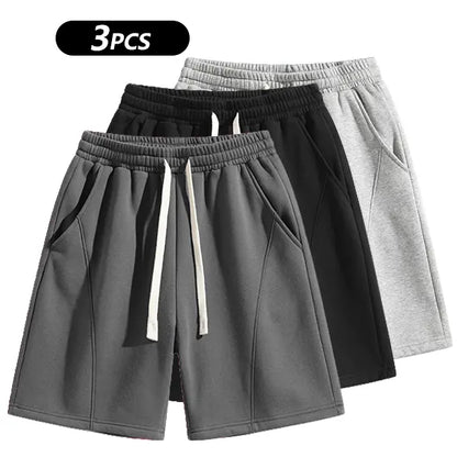 Retro Washed Casual Shorts