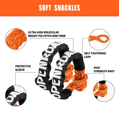 Kinetic Recovery Rope – 36,000 LBS Breaking Strength