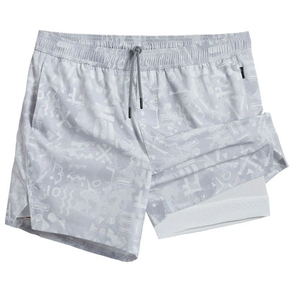 2-in-1 Lined Swim Shorts