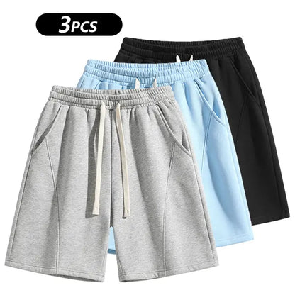Retro Washed Casual Shorts