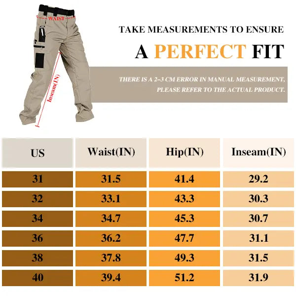 HOMUG Men's Tactical Cargo Pants