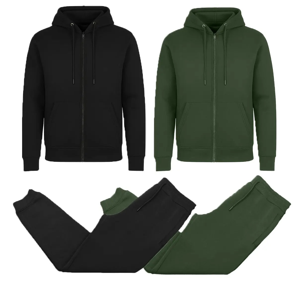 Fleece Zip Hoodie & Jogger Set
