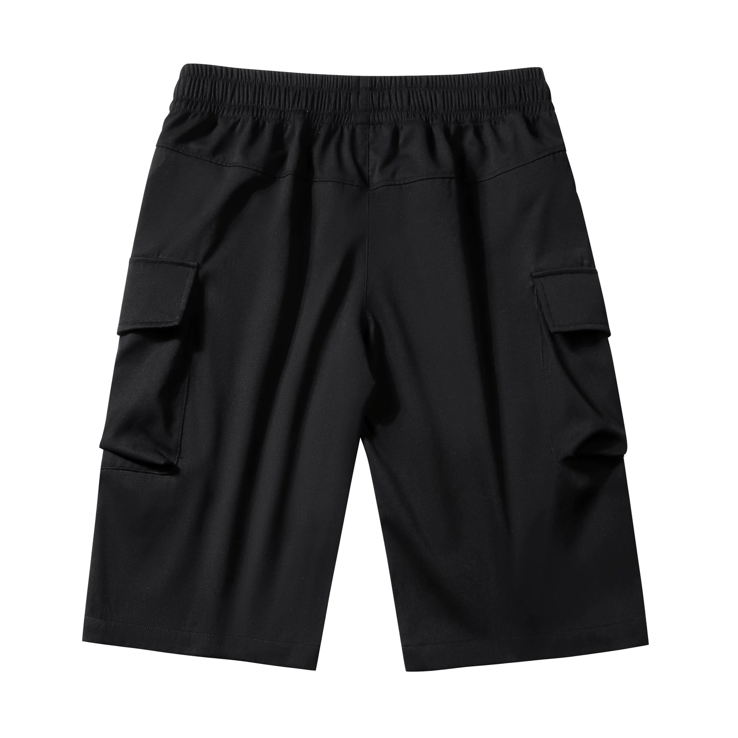 Men's Casual Cargo Shorts – Drawstring Waist & Multi-Pocket