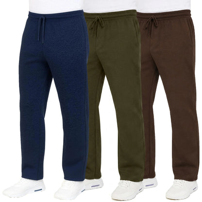 Men's Heavyweight Fleece Sweatpants 3-Pack