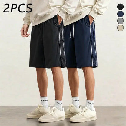 Men's Striped Casual Shorts 3-Pack