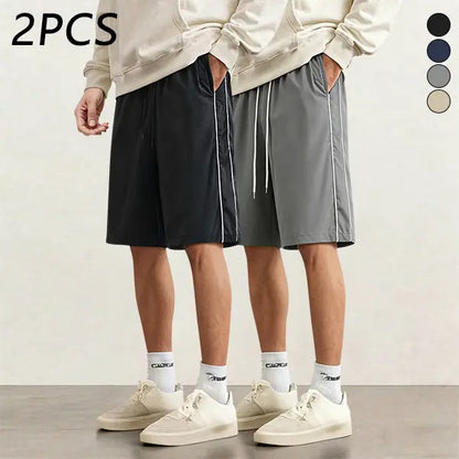 Men's Striped Casual Shorts 3-Pack