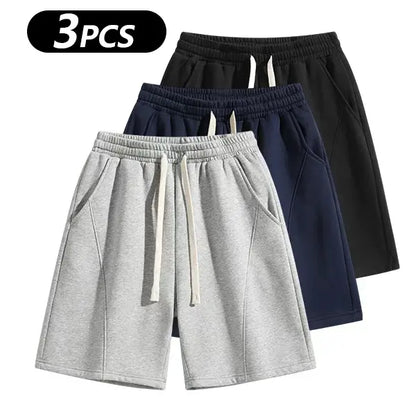 Retro Washed Casual Shorts