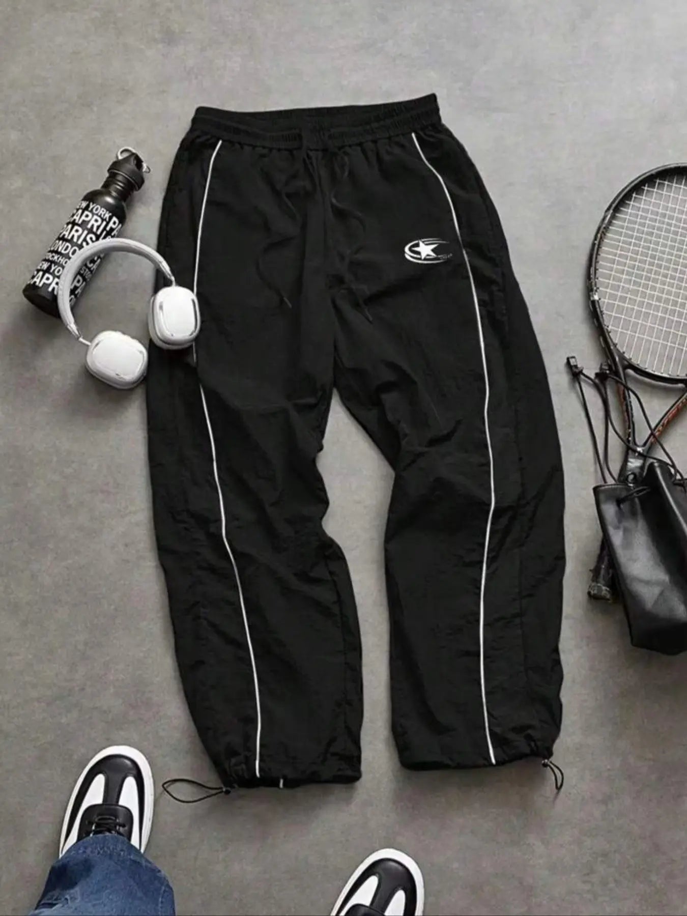 Men's Printed Athleisure Jogger Pants
