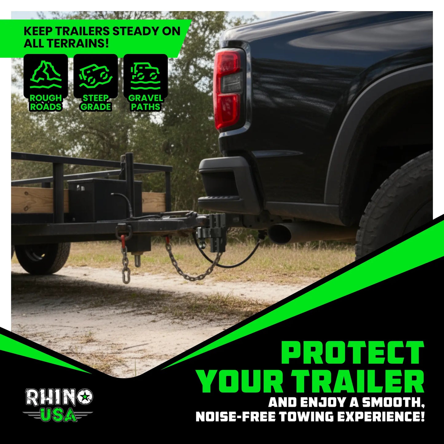 Heavy Duty Adjustable Drop Hitch