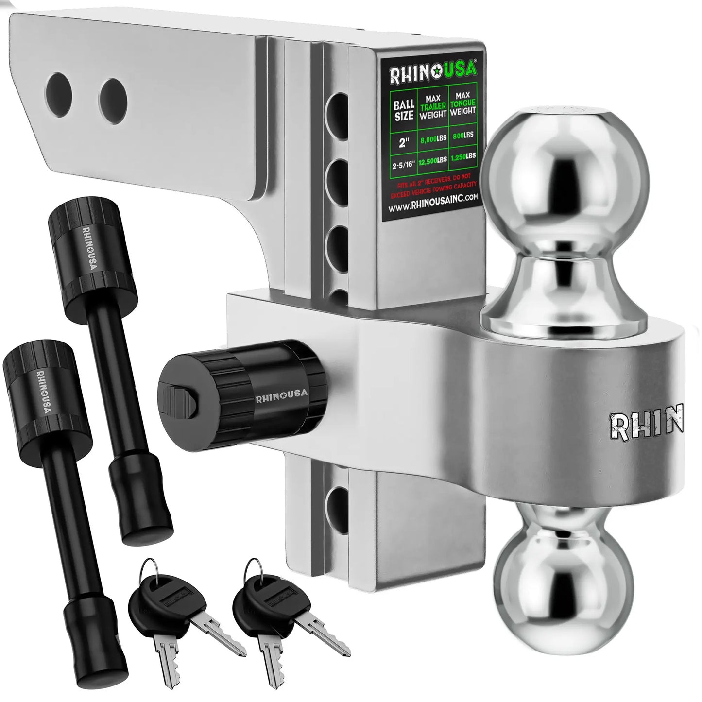 Heavy Duty Adjustable Drop Hitch