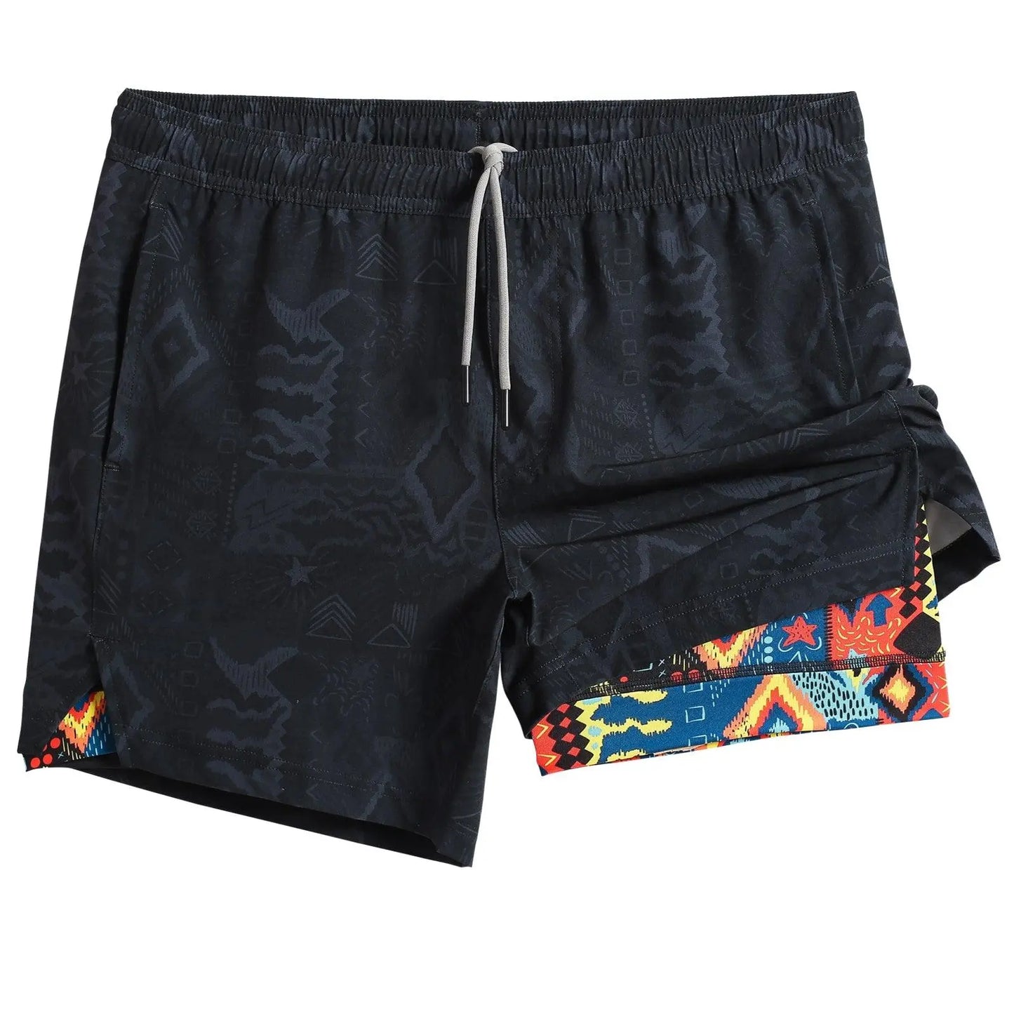 2-in-1 Lined Swim Shorts