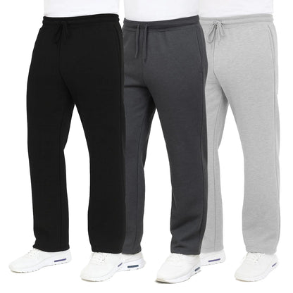 Men's Heavyweight Fleece Sweatpants 3-Pack