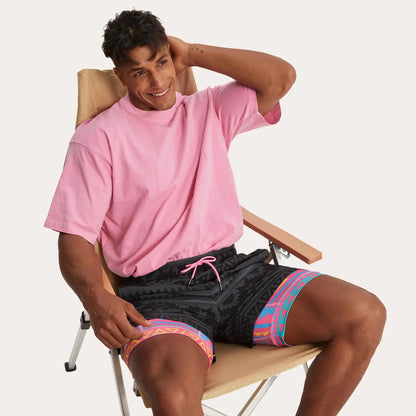 2-in-1 Lined Swim Shorts