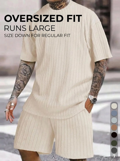 Men's Oversized 2-Piece Summer Set
